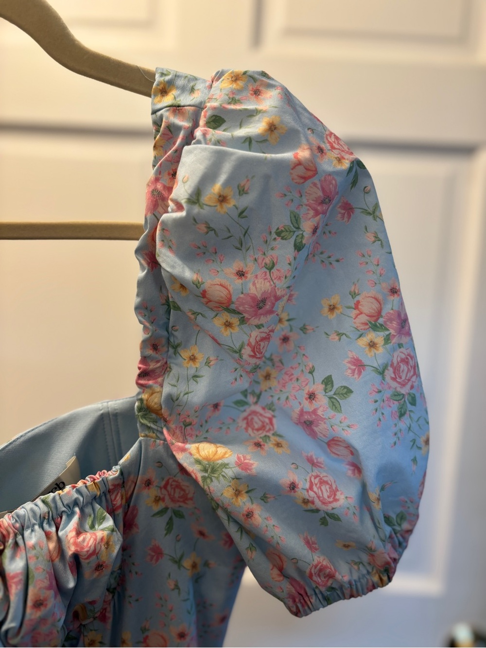 House of CB Light Blue Floral Tallulah Dress - Picture 4 of 8